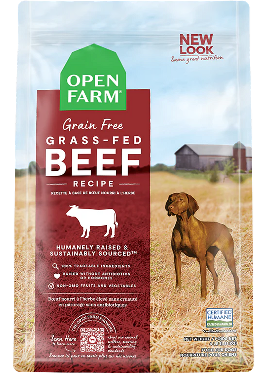 Open Farm Dog Grain Free Grass Fed Beef Recipe