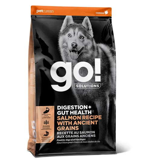 Go! Solutions Digestion & Gut Health Salmon & Ancient Grains for Dogs