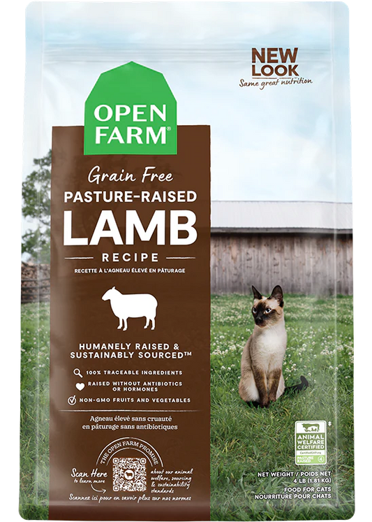 Open Farm Cat Grain Free Pasture Raised Lamb Recipe