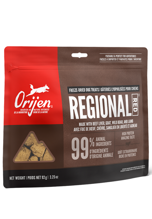 Orijen Freeze Dried Dog Treats Regional Red