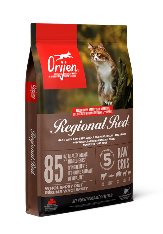 Recette régionale rouge de chat Orijen