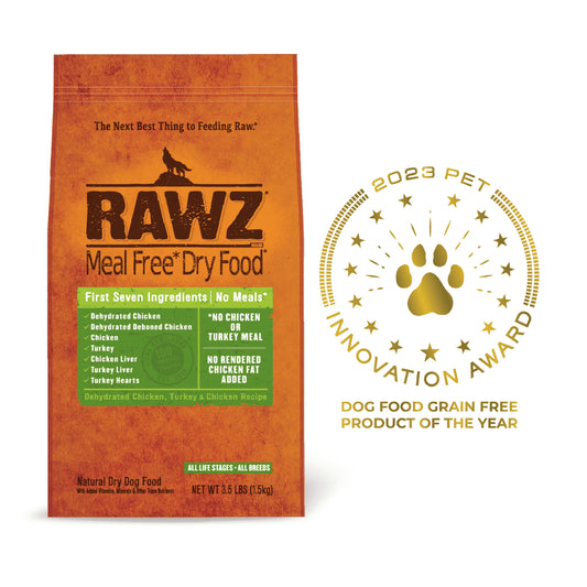 Rawz Dehydrated Chicken & Turkey Dog Food