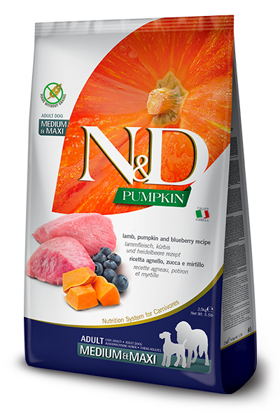 Farmina N&D Lamb Pumpkin & Blueberry Medium & Maxi Formula