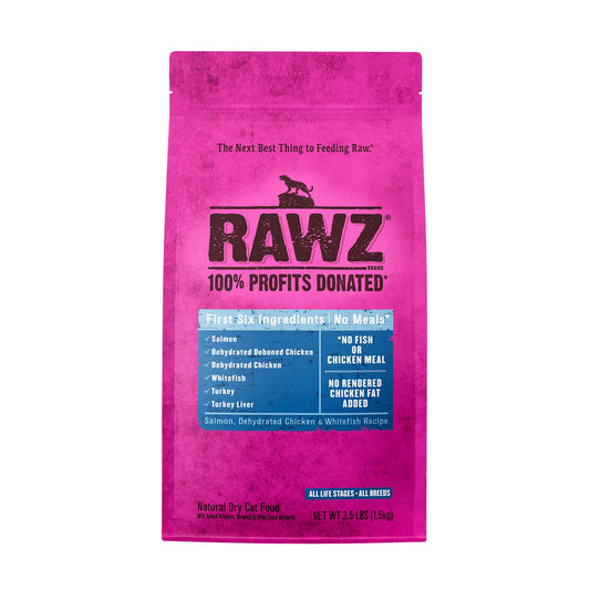 Rawz Salmon, Dehydrated Chicken & Whitefish Cat Food